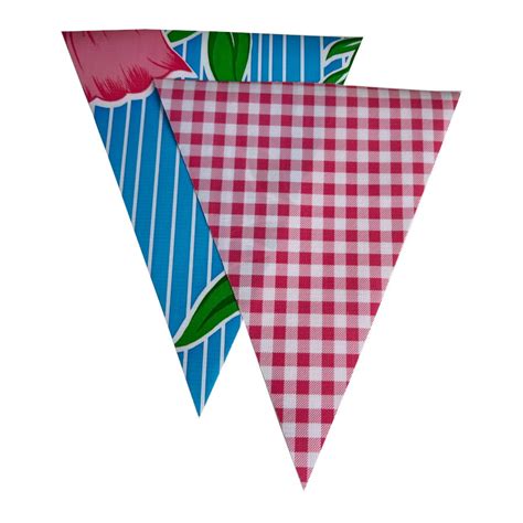 Pack Of 20 Triangles For Bunting Pink And Blue Me Too Please