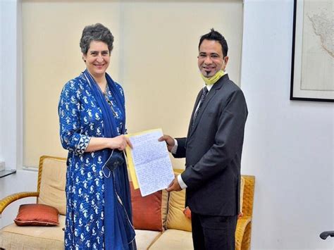 Doctor Kafeel Khan Met With Congress General Secretary Priyanka Gandhi