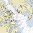Annapolis Maryland Nautical Chart Digital Art by Sea Koast | Fine Art ...