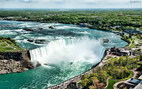 Wodospad Niagara Rzeka Miasto