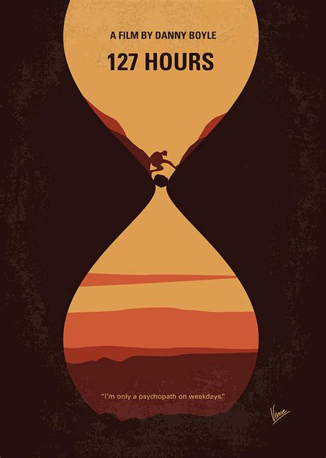 No719 My 127 Hours Minimal Movie Poster Digital Art By Chungkong Art