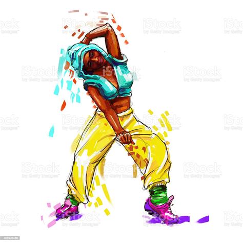 Hip Hop Girl Stock Illustration Download Image Now Istock