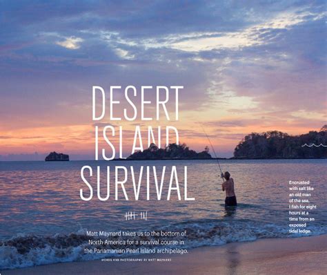 Desert Island Survival Get Out There Matt Maynard