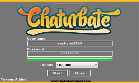 I Know An Working Chaturbate Tokens Hack Crack Cheat