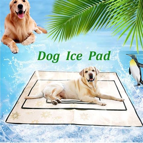 Folds up for easy storage, use indoors, outdoors. Mrosaa 4 Size Pet Dog Cooling Mat Self Cooling Pad Mat ...