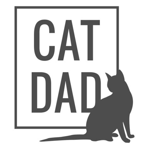 Cat Dad Png Designs For T Shirt And Merch