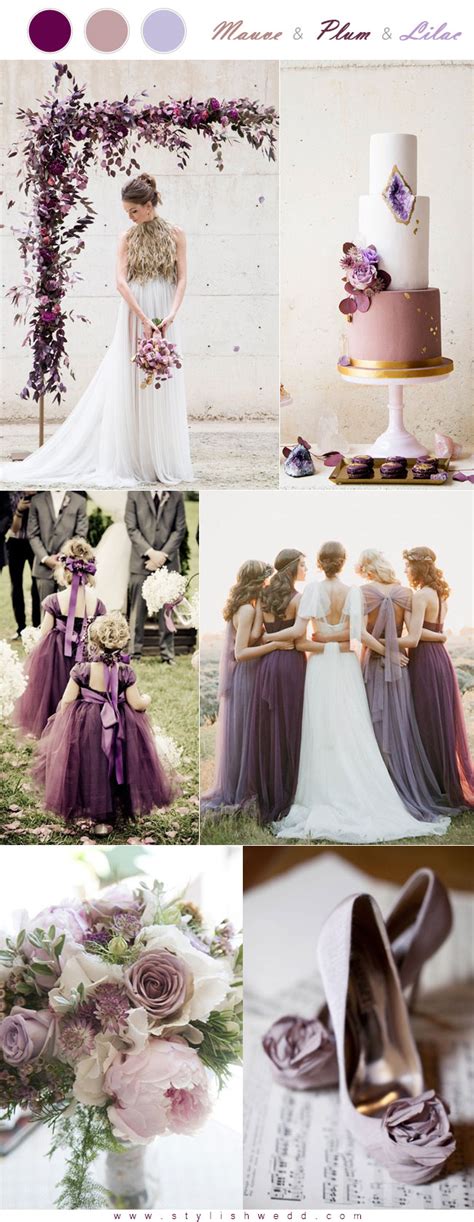 The Hottest 6 Mauve Wedding Color Palettes To Die For Stylish Wedd Blog