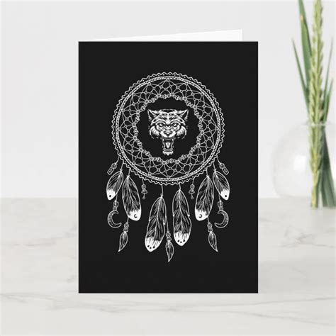 Zodiac Sign Native American Wolf Card Zazzle
