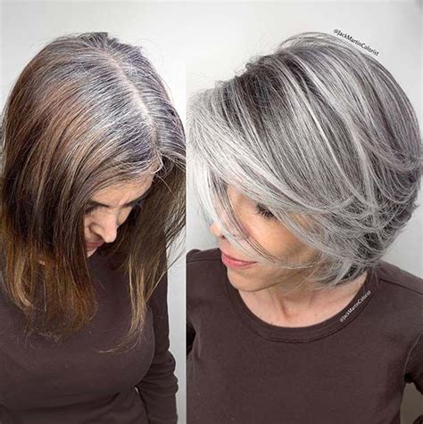 41 Stunning Grey Hair Color Ideas And Styles Stayglam Natural Gray Hair Gray Hair Growing