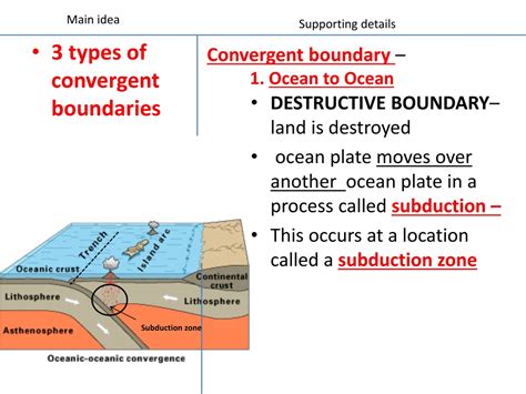 Ppt Plates Move Together Convergent Plate Boundaries Powerpoint