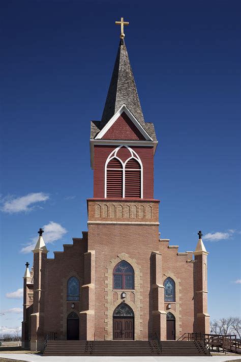 Red Brick Catholic Church Photograph By Donald Erickson Fine Art America