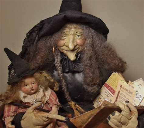 Handmade Witches By Kim Sweet~kim S Klaus Witch Doll Primitive Halloween Halloween Witch