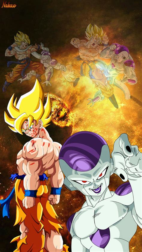 Dragon Ball Kai Frieza Vs Goku - DBZ Goku VS Frieza Wallpaper by Nakaso on DeviantArt