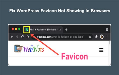 How To Fix Wordpress Favicon Not Showing In Browsers Webnots