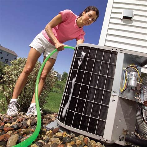 It can also be mounted on a slab at ground level. How to Clean an Outdoor Air Conditioning Unit - Heatmasters