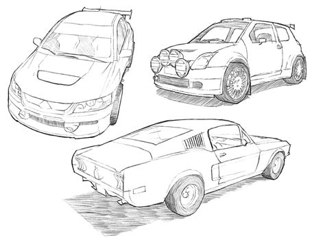 Free Car Drawing At Explore Collection Of Free Car