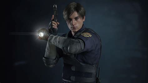 Leon Kennedy Resident Evil 2 Wallpapers Wallpaper Cave