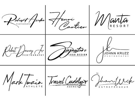 Calligraphy Script Typography Handwritten Signature Logo Upwork