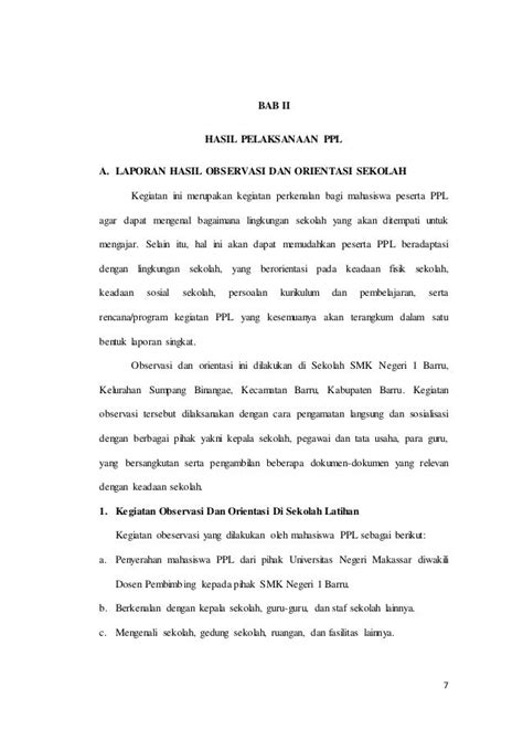 Contoh Proposal Observasi