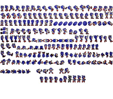 Sonic 1 Spritesheet Cartoon Edition Version 1 Sonic The Hedgehog Amino