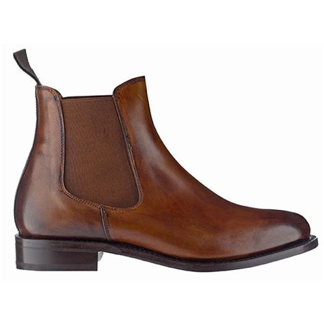 New Handmade Mens Brown Color Leather Chelsea Boot Men New High Ankle
