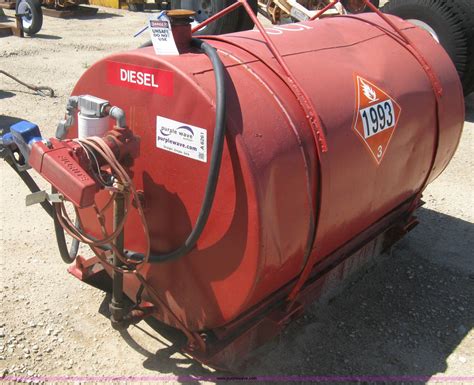 300 Gallon Skid Mounted Fuel Tank In Wichita Ks Item A6261 Sold