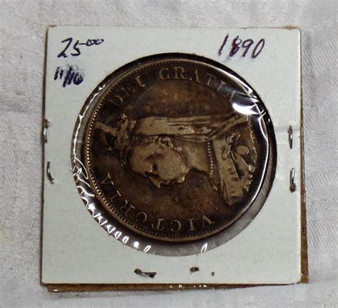 1890 Victoria Dei Gratia British Silver Coin