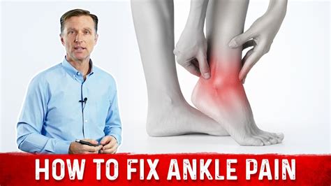 How To Get Rid Of Ankle Pain Try Dr Bergs Pain Relief Treatment