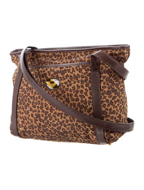 Bottega Veneta Mini Leopard Print Bag Handbags Bot44296 The Realreal