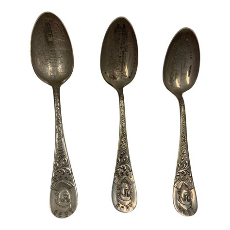 1893 Columbian Exposition Chicago Spoons Set Of 3 Chairish