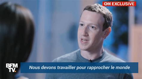 Pour Mark Zuckerberg Facebook Doit Permettre De Rapprocher Les Gens