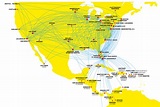 Spirit flies all over the U.S. | Spirit airlines, Route map, Map