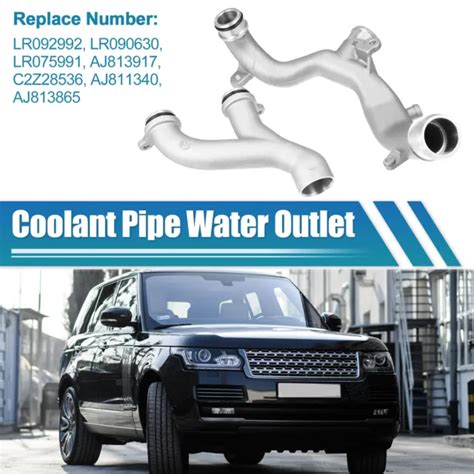 Aluminum Coolant Pipe Water Outlet For Land Rover For Jaguar Lr092992