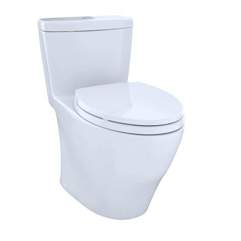 Toto Ultramax 1 Piece 16 Gpf Single Flush Round Toilet In Cotton White
