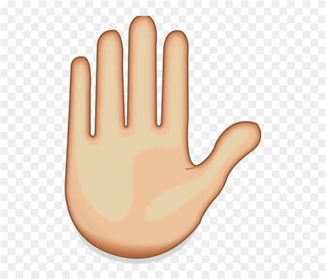 Raise Hand Emoji Girl