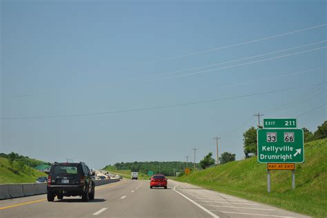 Interstate 44 West Turner Turnpike Aaroads Oklahoma