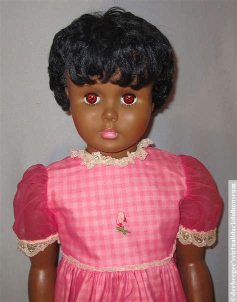 1960s Playpal Type Companion Doll By Uneeda Deebeegees Virtual Black