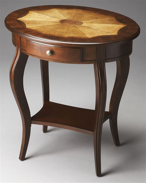 Plantation Cherry 0532024 Oval Accent Table From Butler 532024