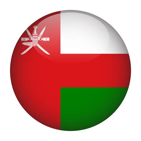 Oman 3d Rounded Flag With Transparent Background 15272036 Png
