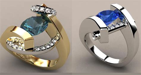 Gorgeous And Innovative Designer Ring Creations Eyes Desire Gems And