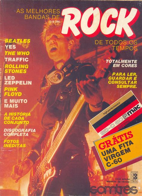 Tarati Taraguá Revistas Legais As Melhores Bandas De Rock De Todos