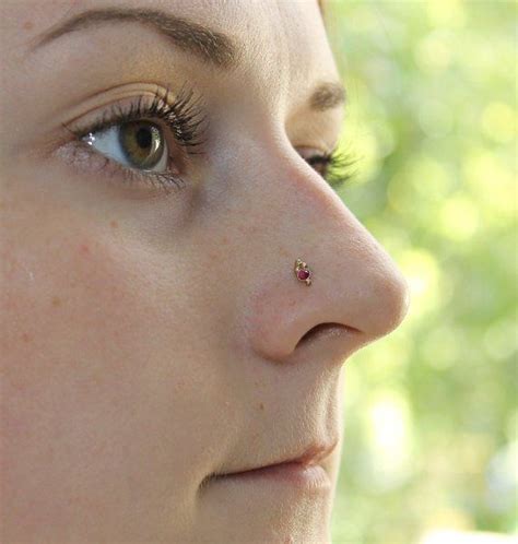 Nose Stud Nose Ring Nose Piercing Jewelry Dainty Stud Earring Gold