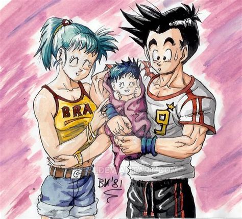Goten And Bulla With Their Babe Bra Dragon Ball Art Anime Dragon