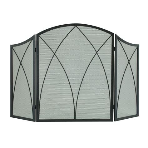 Pleasant Hearth Arched 3 Panel Fireplace Screen The Home Depot Canada