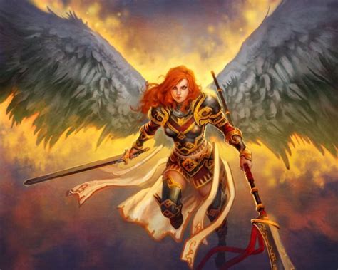 Znalezione obrazy dla zapytania angel warrior girl Angels w Pinterest Arte fantasía