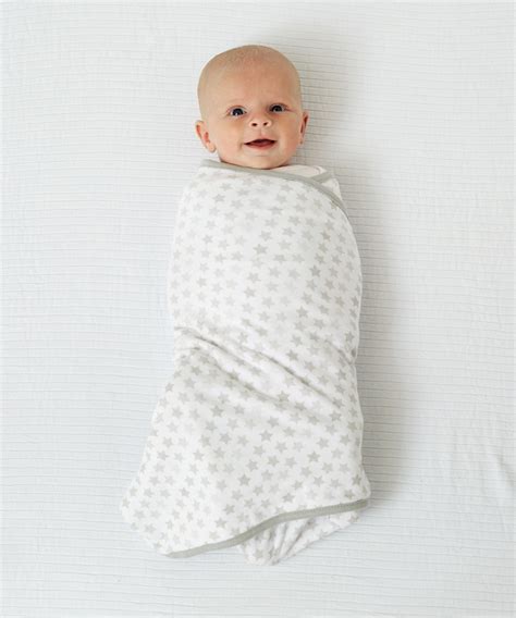 Mothercare Swaddling Blanket Grey Kids Baby Swaddle Swaddle