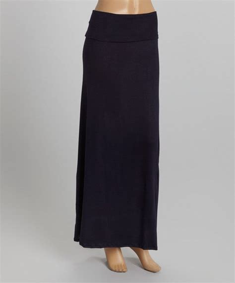 Look At This Navy Fold Over Maxi Skirt On Zulily Today Maxi Skirt