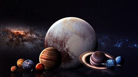Digital Art Space Art Planet Space Stars Solar System Wallpaper