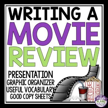 Sorry to the makers behind this film. MOVIE REVIEW / FILM REVIEW WRITING by Presto Plans | TpT