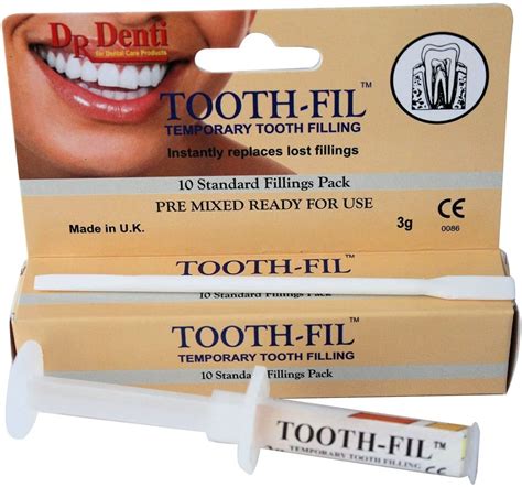 Dr Denti Tooth Fil Temporary Tooth Filling Kit 3g Restore Your Smile